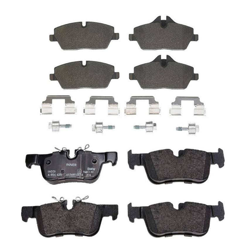 BMW Disc Brakes Kit - Pads Front and Rear